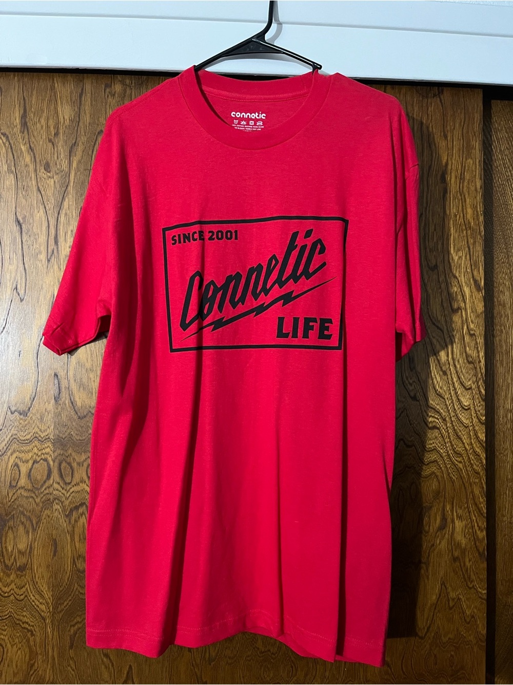 Life Men's Red Graphic Short Sleeve Tee